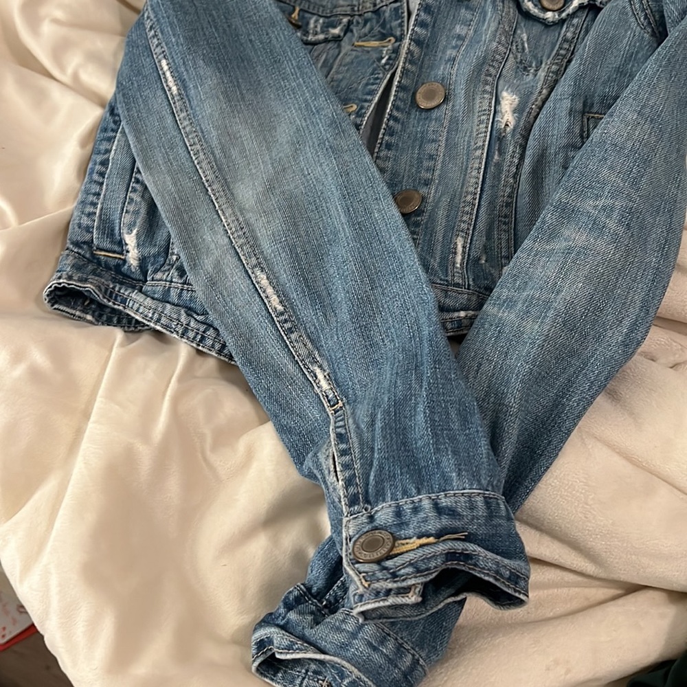 American Eagle jean Jacket XS - Picture 3 of 6